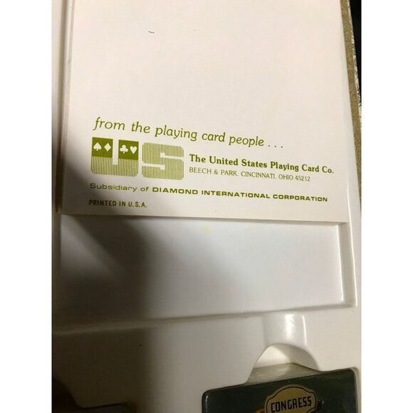 Vintage Congress Bridge Set King Tutankhamun Playing Cards Leo Boltin Photograph - Picture 9 of 9